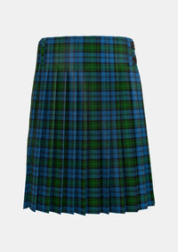 Traditional_Kerr_Hunting_Tartan_kilt_782_back_image_with_pleated_design_and_adjustable_buckles_for_men