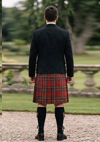 Traditional_Kidd_tartan_1409_Kilt_and_Argyle_Jacket_Kilt_Outfit_back_image