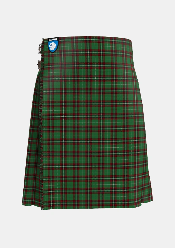 Traditional_Kiernan_Tartan_1800_kilt_front_image_with_pleated_design_and_adjustable_buckles_for_men