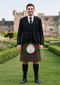 Traditional_Kilgour_tartan_1979_Kilt_and_Argyle_Jacket_Kilt_Outfit_front_image