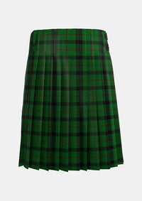 Traditional_Kincaid_Tartan_kilt_1106_back_image_with_pleated_design_and_adjustable_buckles_for_men
