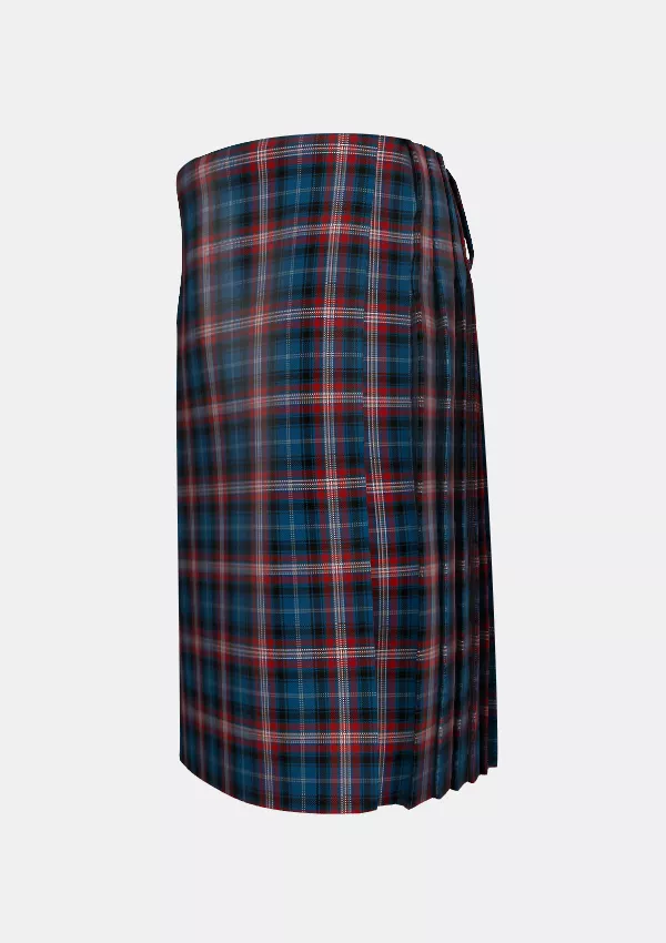 Traditional_King_Alastair_Tartan_14537_kilt_left_image_with_pleated_design_and_adjustable_buckles_for_men