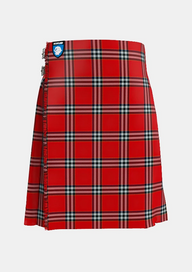 Traditional_Kirkwood_Tartan_kilt_12300_front_image_with_pleated_design_and_adjustable_buckles_for_men