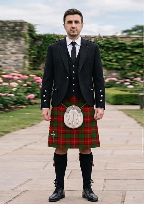 Traditional_Krik_Tartan_4229_Kilt_and_Argyle_Jacket_Kilt_Outfit_front_image