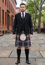 Traditional_Kyle_Grape_Tartan_7585_Kilt_and_Argyle_Jacket_Kilt_Outfit_front_image