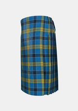 Traditional_Laing_Tartan_kilt_6096_left_image_with_pleated_design_and_adjustable_buckles_for_men