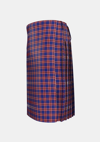 Traditional_Laing_of_Archiestown_Tartan_2544_kilt_left_image_with_pleated_design_and_adjustable_buckles_for_men