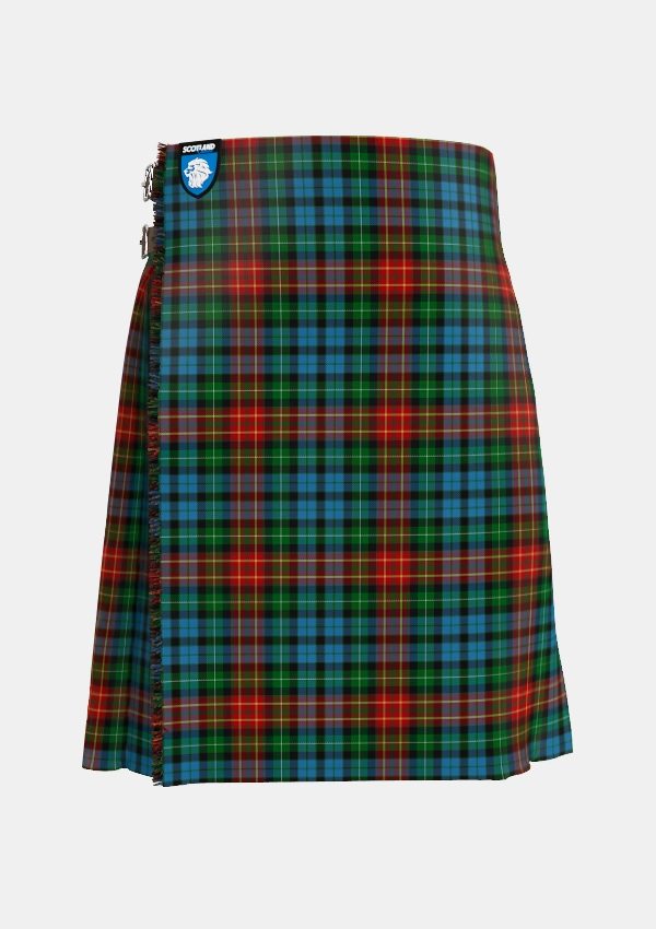 Traditional_Langston_Personal_Tartan_4214_kilt_front_image_with_pleated_design_and_adjustable_buckles_for_men