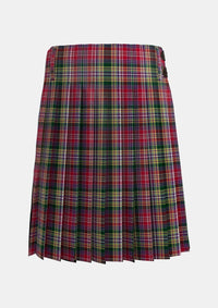 Traditional_Lasting_Tartan_1789_kilt_back_image_with_pleated_design_and_adjustable_buckles_for_men