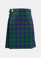 Traditional_Lawrie_Tartan_kilt_4219_front_image_with_pleated_design_and_adjustable_buckles_for_men