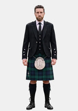 Traditional_Lee_Tartan_5407_Kilt_and_Argyle_Jacket_Kilt_Outfits_front_image