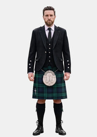 Traditional_Lee_Tartan_5407_Kilt_and_Argyle_Jacket_Kilt_Outfits_front_image