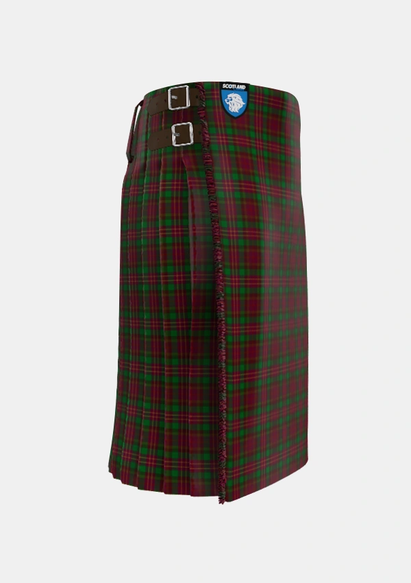 Traditional_Leighton_Personal_Tartan_2483_kilt_right_image_with_pleated_design_and_adjustable_buckles_for_men