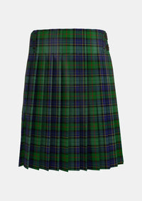 Traditional_Leinster_Tartan_kilt_back_image_with_pleated_design_and_adjustable_buckles_for_men