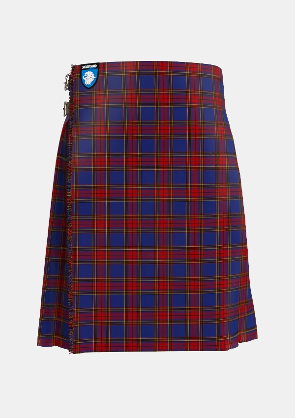 Traditional_Leslie_J_Cant_Tartan_7119_kilt_front_image_with_pleated_design_and_adjustable_buckles_for_men