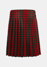 Traditional_Lindsay_3_Tartan_801_kilt_back_image_with_pleated_design_and_adjustable_buckles_for_men