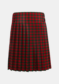 Traditional_Lindsay_3_Tartan_801_kilt_back_image_with_pleated_design_and_adjustable_buckles_for_men