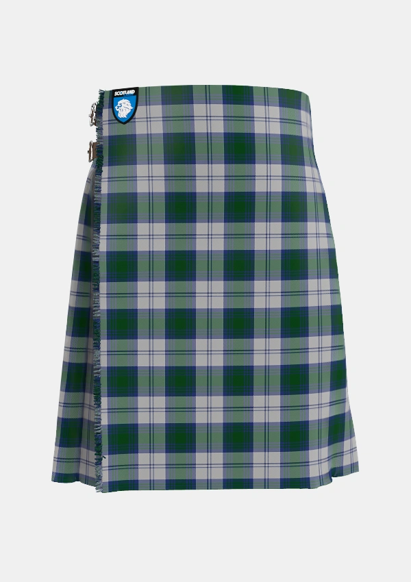 Traditional_Lindsay_Dress_Tartan_715_kilt_front_image_with_pleated_design_and_adjustable_buckles_for_men