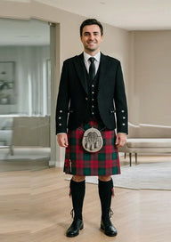 Traditional_Lindsay_tartan_Kilt_and_Argyle_Jacket_Kilt_Outfit_front_image