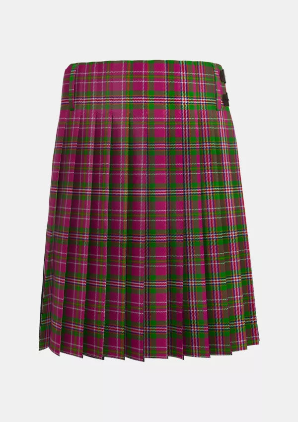 Traditional_Little_Frogs_Tartan_11937_kilt_back_image_with_pleated_design_and_adjustable_buckles_for_men