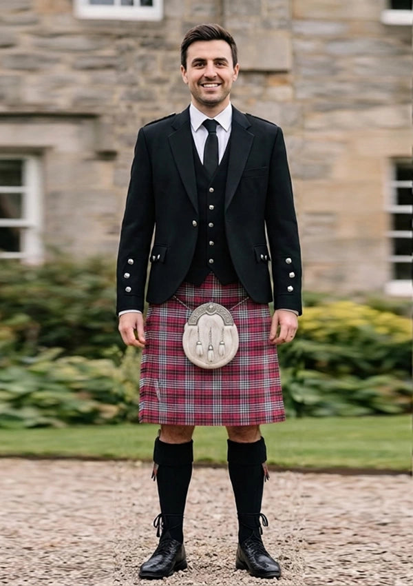 Traditional_Little_of_Morton_Rigg_tartan_2349_Kilt_and_Argyle_Jacket_Kilt_Outfit_front_image