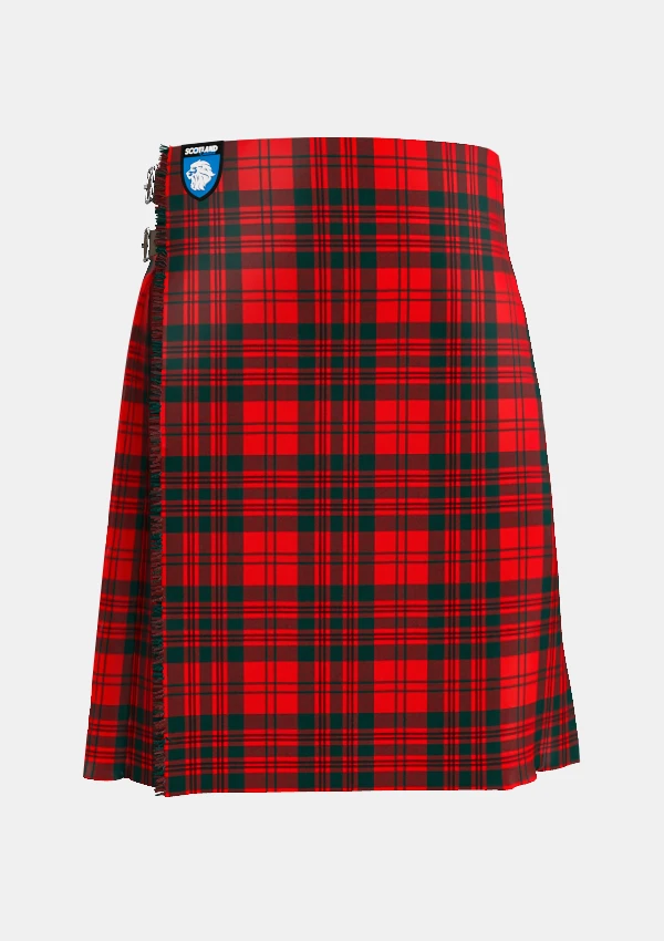 Traditional_Livingstone_tartan_front_image_with_pleated_design_and_adjustable_buckles_for_men