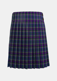 Traditional_Loch_Lomond_Tartan_kilt_2712_back_image_with_pleated_design_and_adjustable_buckles_for_men