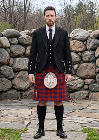 Traditional_Lochcarron_Dress_Tartan_5463_Kilt_and_Argyle_Jacket_Kilt_Outfit_front_image