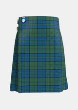 Traditional_Lockhart_Tartan_kilt_2258_front_image_with_pleated_design_and_adjustable_buckles_for_men