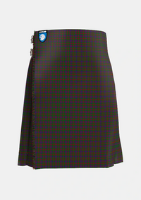 Traditional_Logan_1819_Tartan_398_kilt_front_image_with_pleated_design_and_adjustable_buckles_for_men