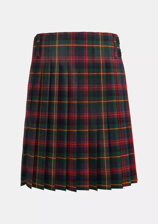Traditional_Logan_Modern_Tartan_kilt_back_image_with_pleated_design_and_adjustable_buckles_for_men