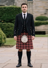 Traditional_Loganair_Tartan_11744_Kilt_and_Argyle_Jacket_Kilt_Outfit_front_image