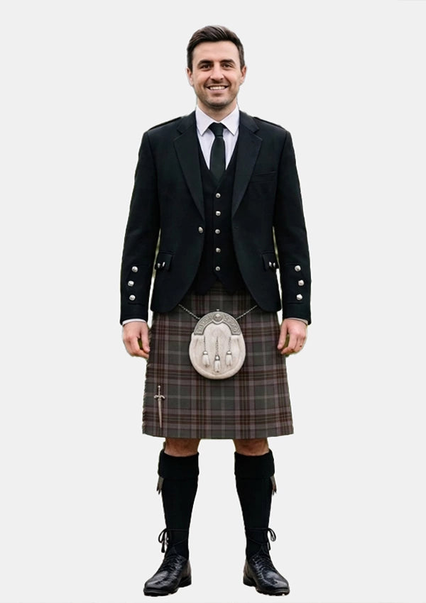 Traditional_Lomond_Mist_tartan_10442_Kilt_and_Argyle_Jacket_Kilt_Outfits_front_image