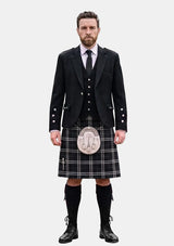 Traditional_London_Fog_Black_Tartan_Kilt_and_Argyle_Jacket_Kilt_Outfits_front_image