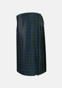Traditional_Louise_of_Lorne_Tartan_298_kilt_left_image_with_pleated_design_and_adjustable_buckles_for_men