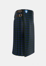 Traditional_Louise_of_Lorne_Tartan_298_kilt_right_image_with_pleated_design_and_adjustable_buckles_for_men