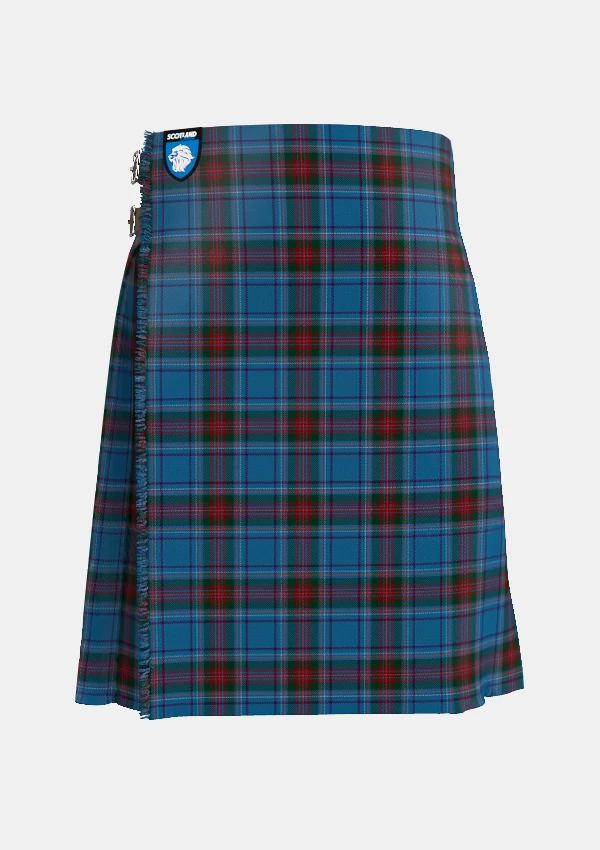 Traditional_Louth_County_Tartan_2277_kilt_front_image_with_pleated_design_and_adjustable_buckles_for_men