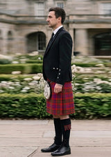 Traditional_Lovat_or_Fraser_Tartan_Kilt_and_Argyle_Jacket_Kilt_Outfit_left_image