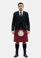 Traditional_Lovat_or_Fraser_Tartan_Kilt_and_Argyle_Jacket_Kilt_Outfits_front_image