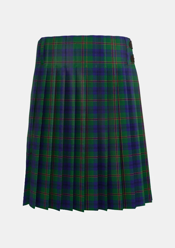 Traditional_Lowry_Tartan_kilt_back_image_with_pleated_design_and_adjustable_buckles_for_men