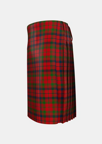 Traditional_Lumsden_Boghead_Tartan_418_kilt_left_image_with_pleated_design_and_adjustable_buckles_for_men