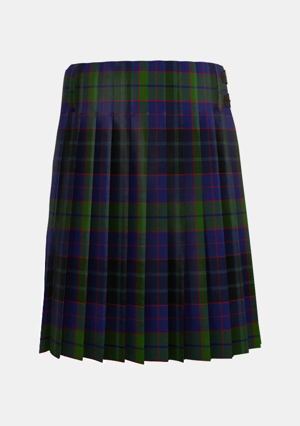 Traditional_Lumsden_Hunting_tartan_back_image_with_pleated_design_and_adjustable_buckles_for_men
