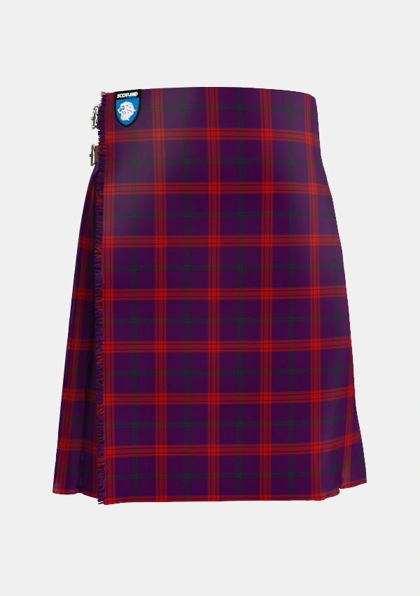 Traditional_Lynch_Variant_Tartan_2774_kilt_front_image_with_pleated_design_and_adjustable_buckles_for_men