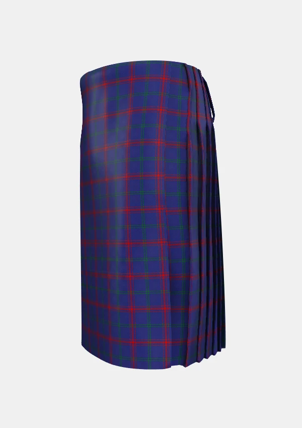Traditional_Lynch_tartan_left_image_with_pleated_design_and_adjustable_buckles_for_men