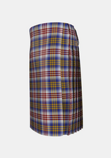 Traditional_Lysaght_Dress_Tartan_6593_kilt_left_image_with_pleated_design_and_adjustable_buckles_for_men