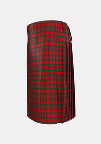Traditional_MacAlister_1820_Tartan_1400_kilt_left_image_with_pleated_design_and_adjustable_buckles_for_men