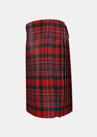 Traditional_MacAlister_1831_Tartan_579_kilt_left_image_with_pleated_design_and_adjustable_buckles_for_men