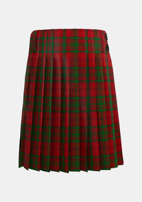 Traditional_MacAlister_of_Glenbarr_Tartan_877_kilt_back_image_with_pleated_design_and_adjustable_buckles_for_men