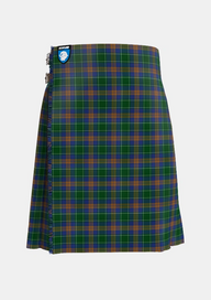 Traditional_MacAuliffe_McAucliffe_Tartan_2839_kilt_front_image_with_pleated_design_and_adjustable_buckles_for_men