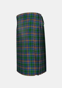 Traditional_MacAuliffe_McAucliffe_Tartan_2839_kilt_left_image_with_pleated_design_and_adjustable_buckles_for_men
